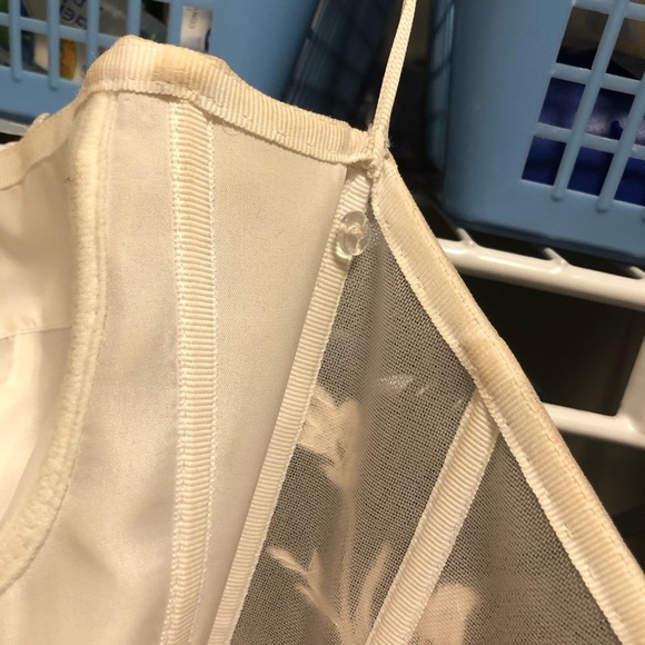 Alena Leena NWOT sparkly embroidered strapless wedding gown - Picture 11 of 15